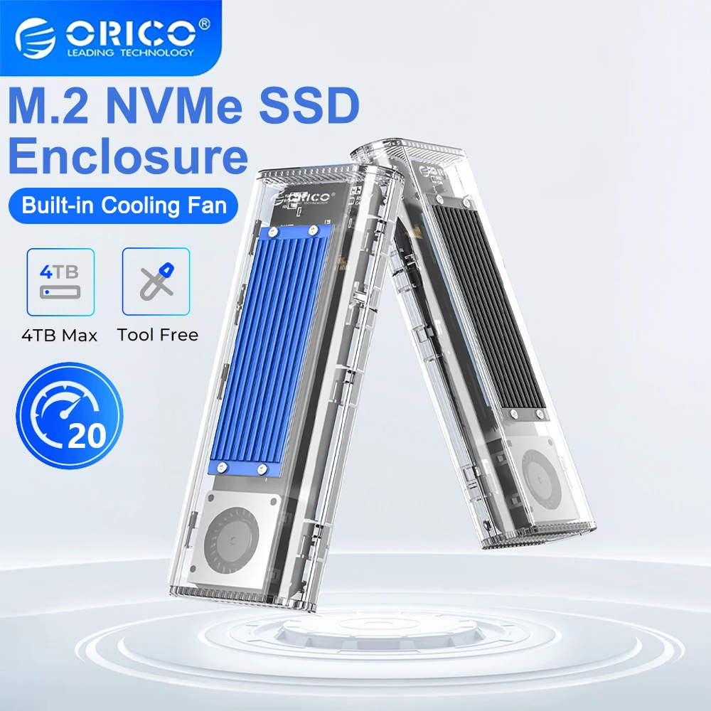 ORICO 20Gbps M.2 NVMe SSD Case - Thunderbolt 4 External Ssd 4Tb recension och pris